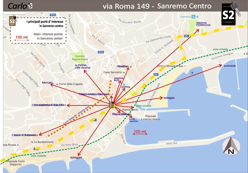 Carlo'S Bcc1 - Sanremo Center Suite - Da Carlo - Εξωτερικό φωτογραφία